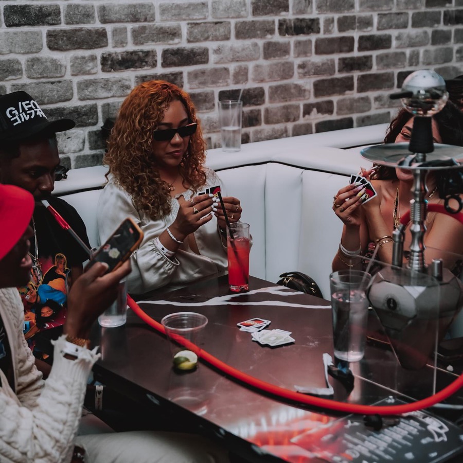 Hookah and cocktails at Well Seasoned lounge
